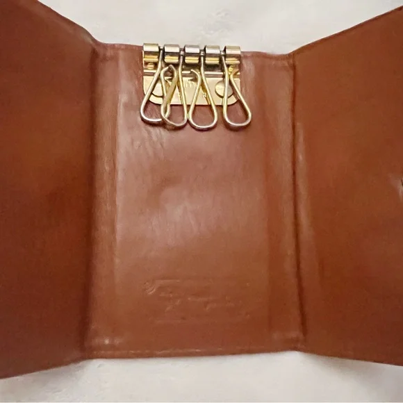 MCM Cognac Leather Key Holder EUC! - Picture 6 of 9